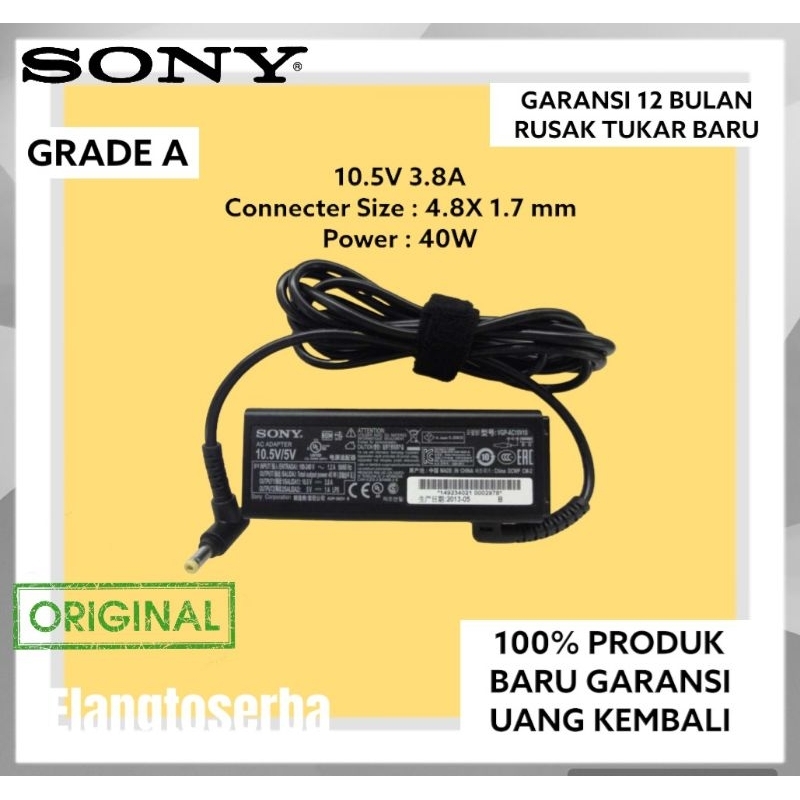 Adaptor Charger Laptop SONY VAIO Ultrabook VGP-AC10V9 VGP-AC10V10