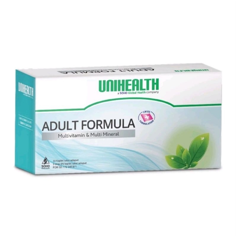 ADULT FORMULA UNIHEALTH 30 KAPLET