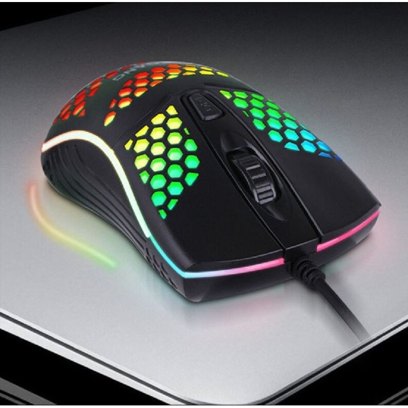 Mouse gaming wireless optical Honeycomb