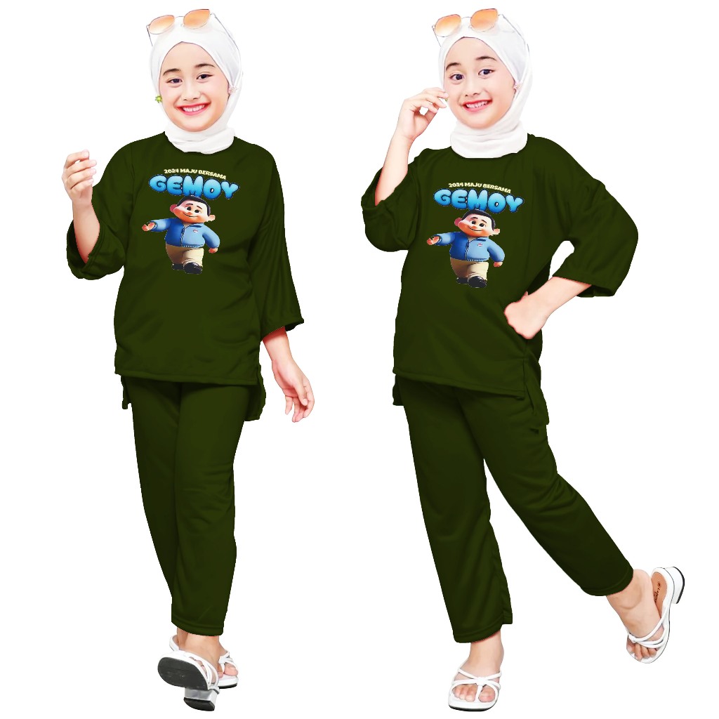 SETELAN ANAK MUSLIM ONE SET / SETELAN ANAK OVERSIZE VIRAL {13}