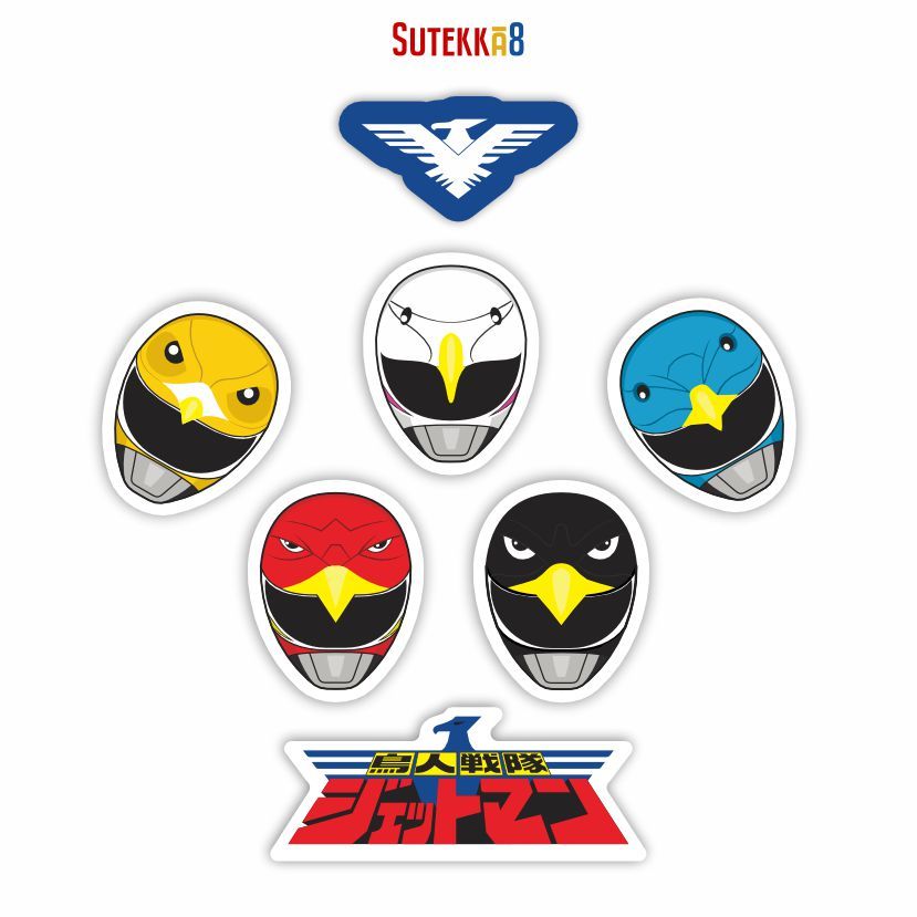 

STICKER PACK JETMAN [6 pcs]