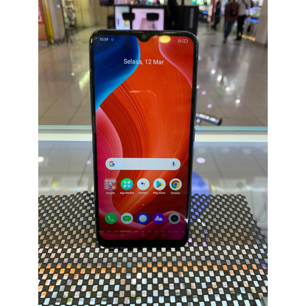 REALME C12 3/32GB 3 32 SECOND SEKEN BEKAS RAM 3 INTERNAL 32