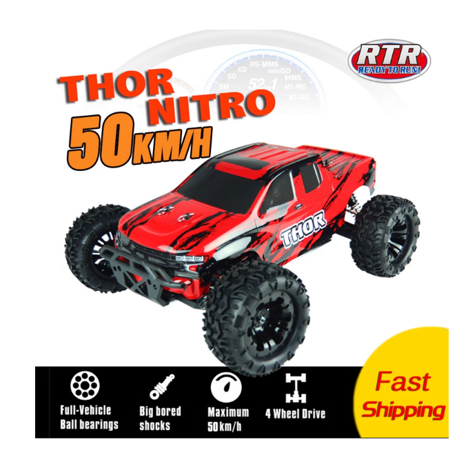 Rc Car Nitro Engine VRX Monster truck 2 speed RTR 1/10