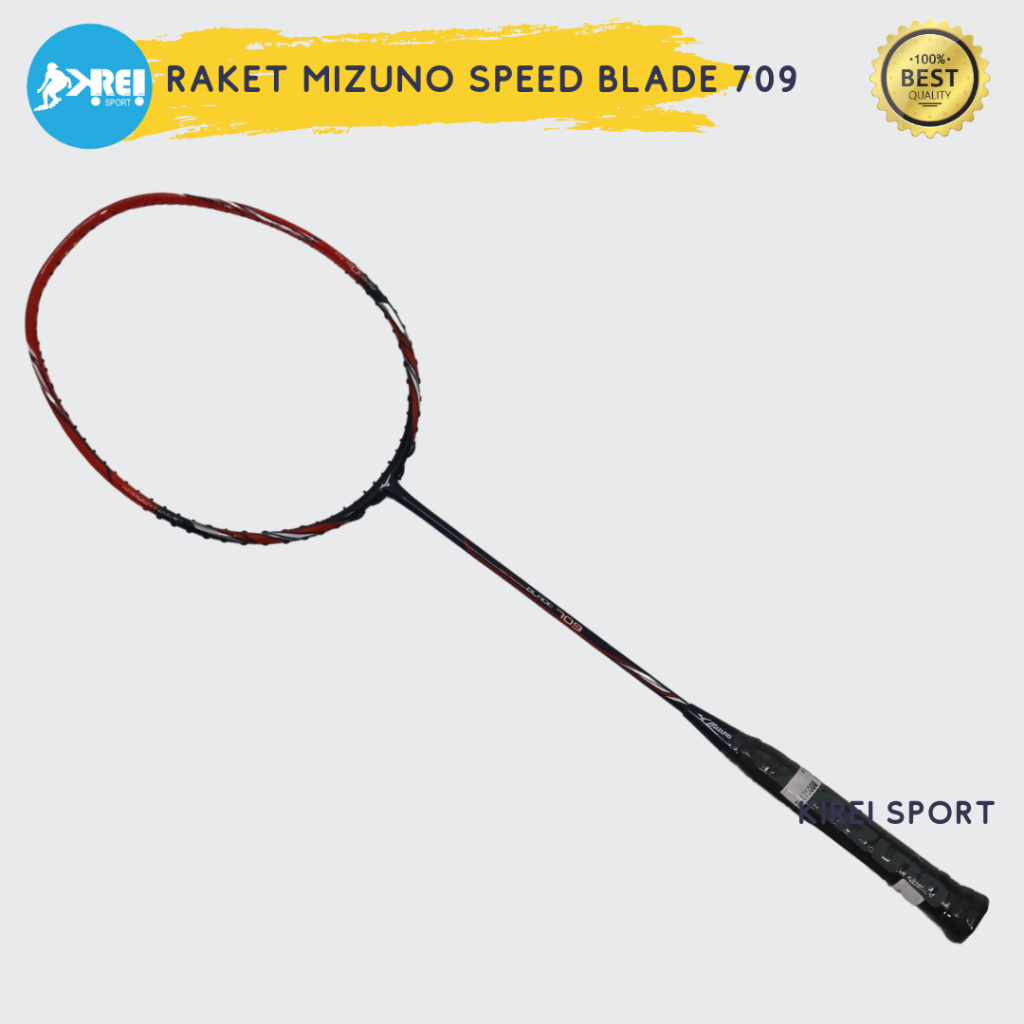 Raket Badminton Mizuno Speed Blade 709 Carbon Aerobox Frame Original Japan