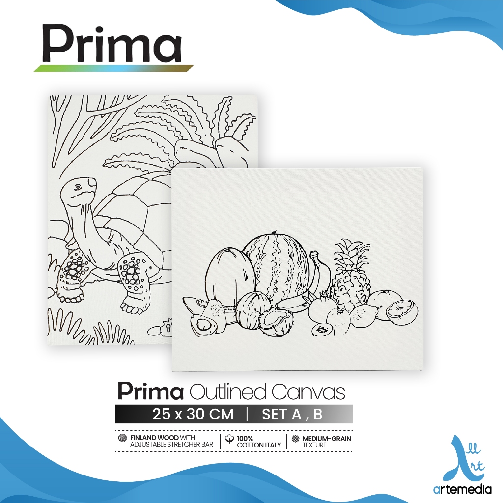 

Kanvas Lukis Bergambar Prima Outlined 25x30cm Cotton Canvas