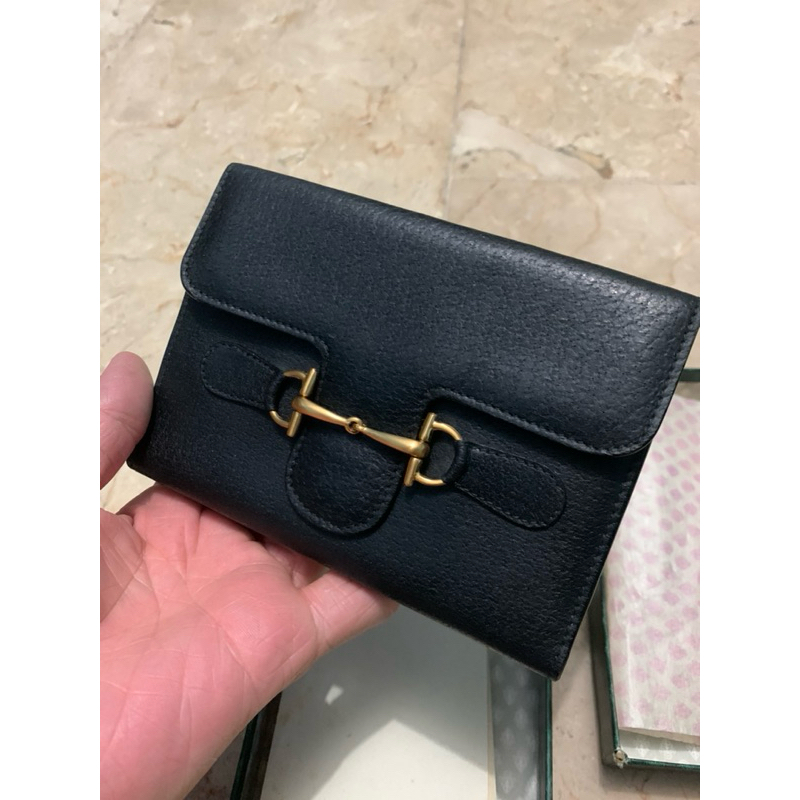 Gucci Horsebit kisslock wallet vintage AUTHENTIC
