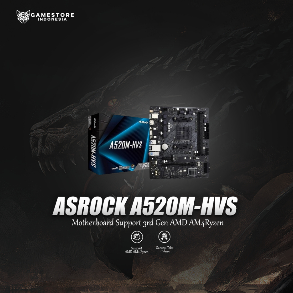 ASRock A520M-HVS