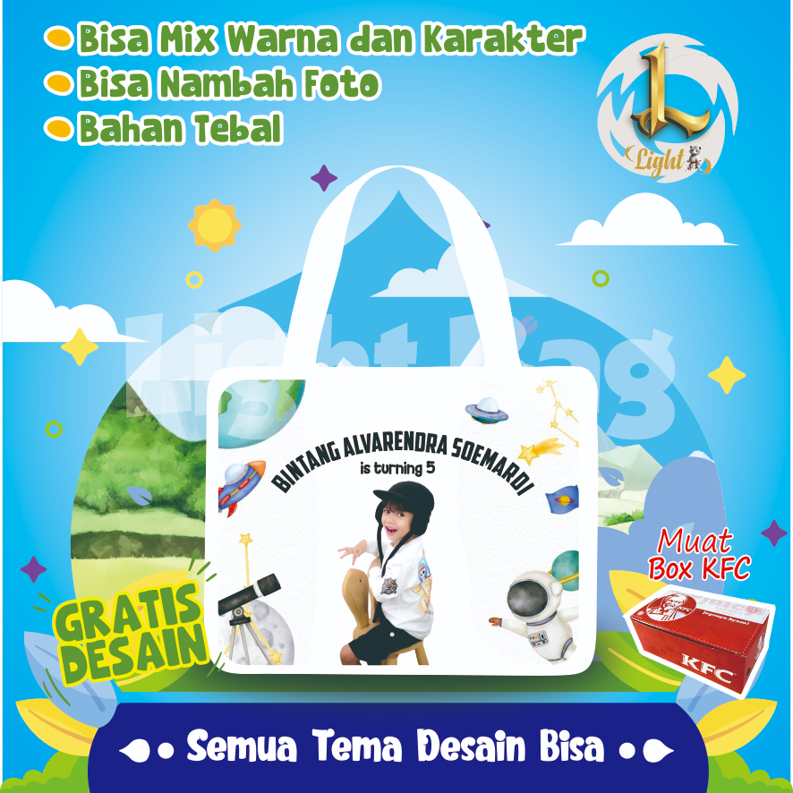 

TAS SOUVENIR ULTAH ASTRONOT PUTIH CUSTOM / TAS SOUVENIR PREMIUM / GRATIS DESAIN / BONUS FOTO ANAK / GOODIE BAG CUTE ASTRONOT / TAS ULANG TAHUN PUTIH / TAS ULTAH CUSTOM / TAS SOUVENIR 2 HARI JADI / TAS ULTAH / TAS ULANG TAHUN / BISA TAMBAH FOTO ANAK