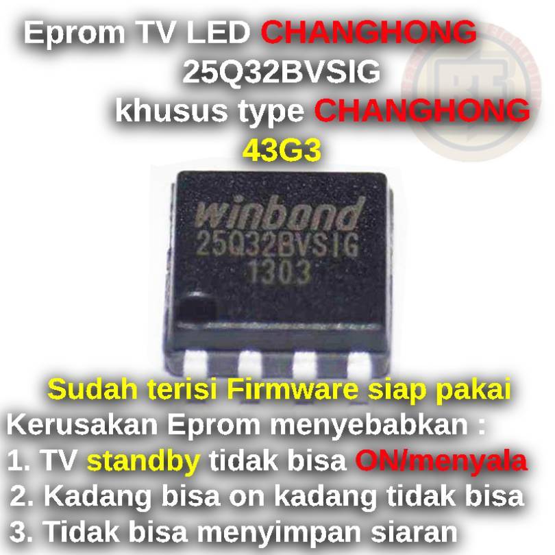 Ic Eprom Firmware TV CHANGHONG 43G3