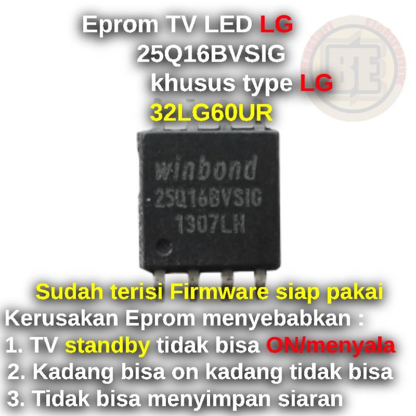 Ic Eprom Firmware TV LG 32LG60UR