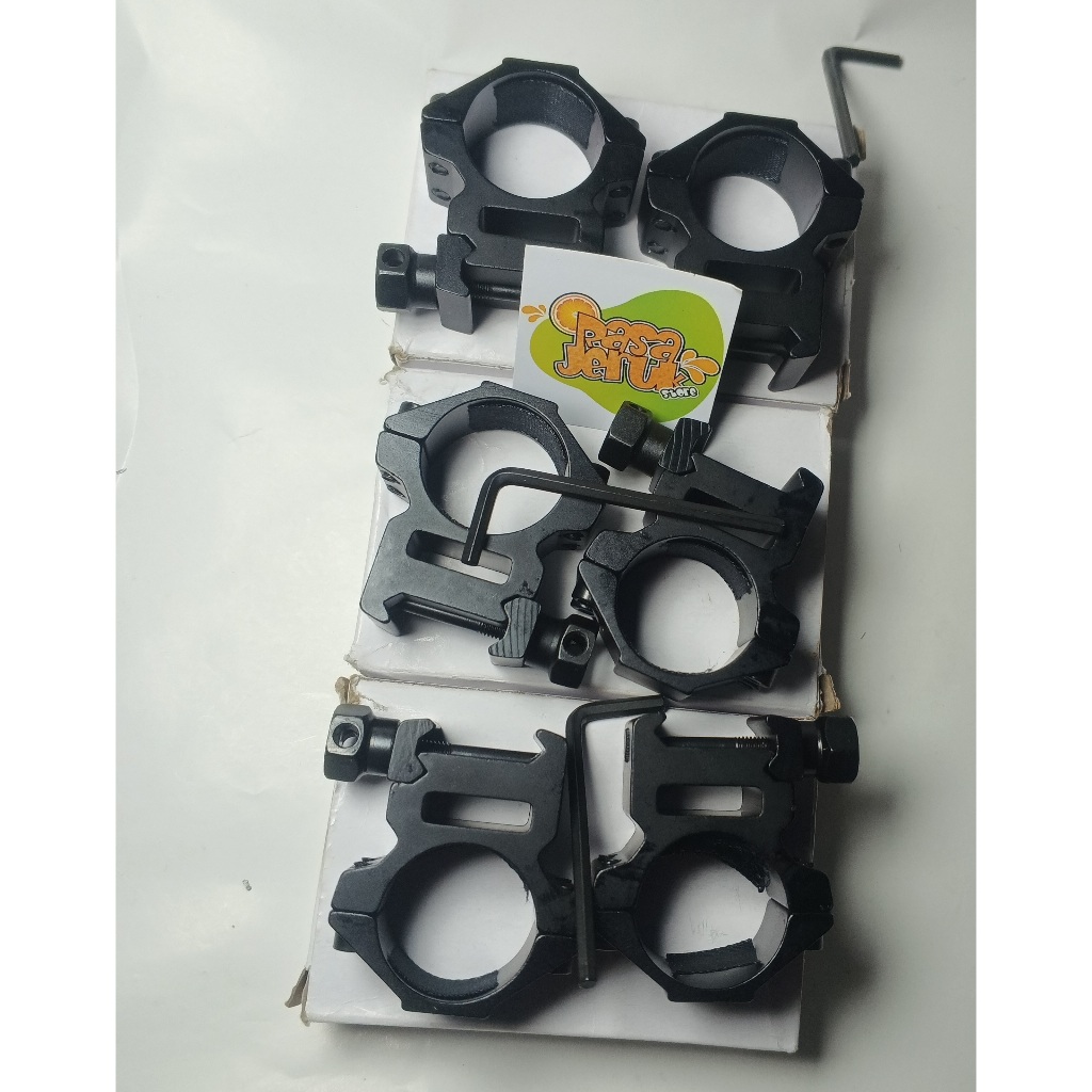 Mounting Teleskop Rell 22 OD 25 (Diameter) Tinggi