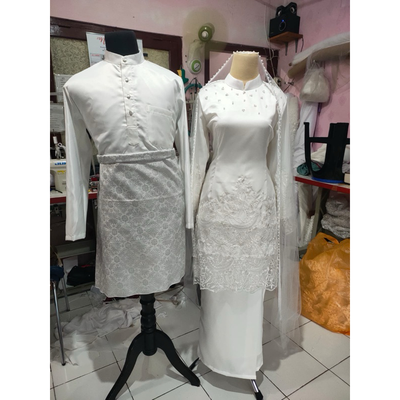 gaun pengantin Muslimah Malaysia gaun walimah gaun akad wedding dress muslimah