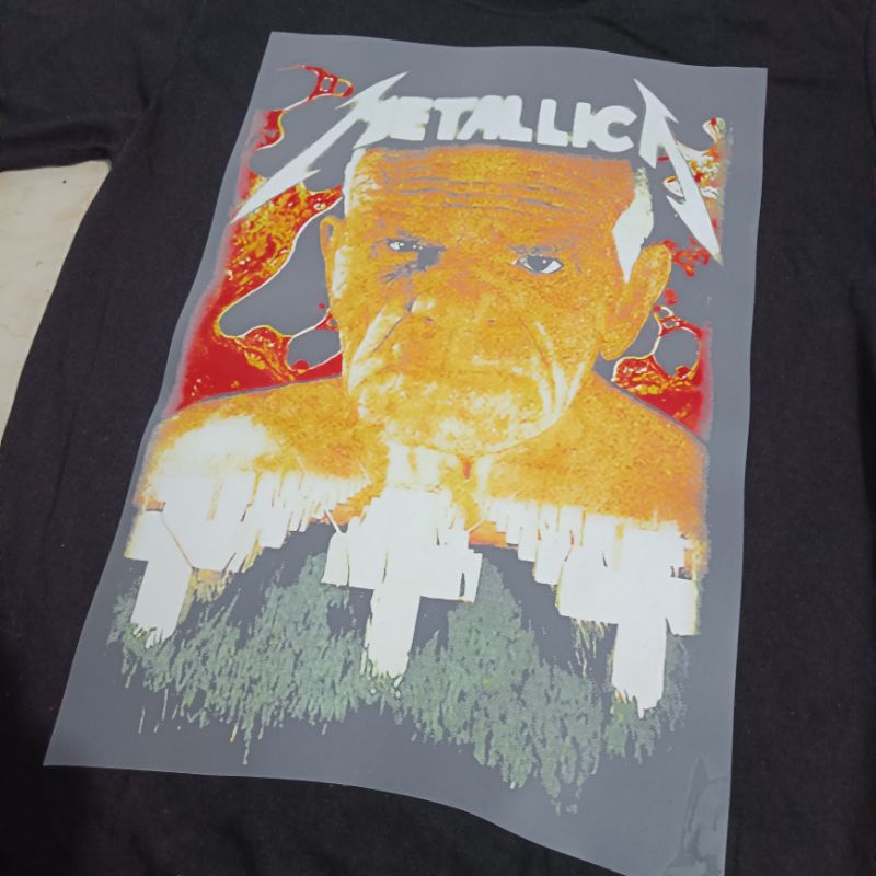 SABLON DTF BAND METALLICA SABLON RASTER DTF