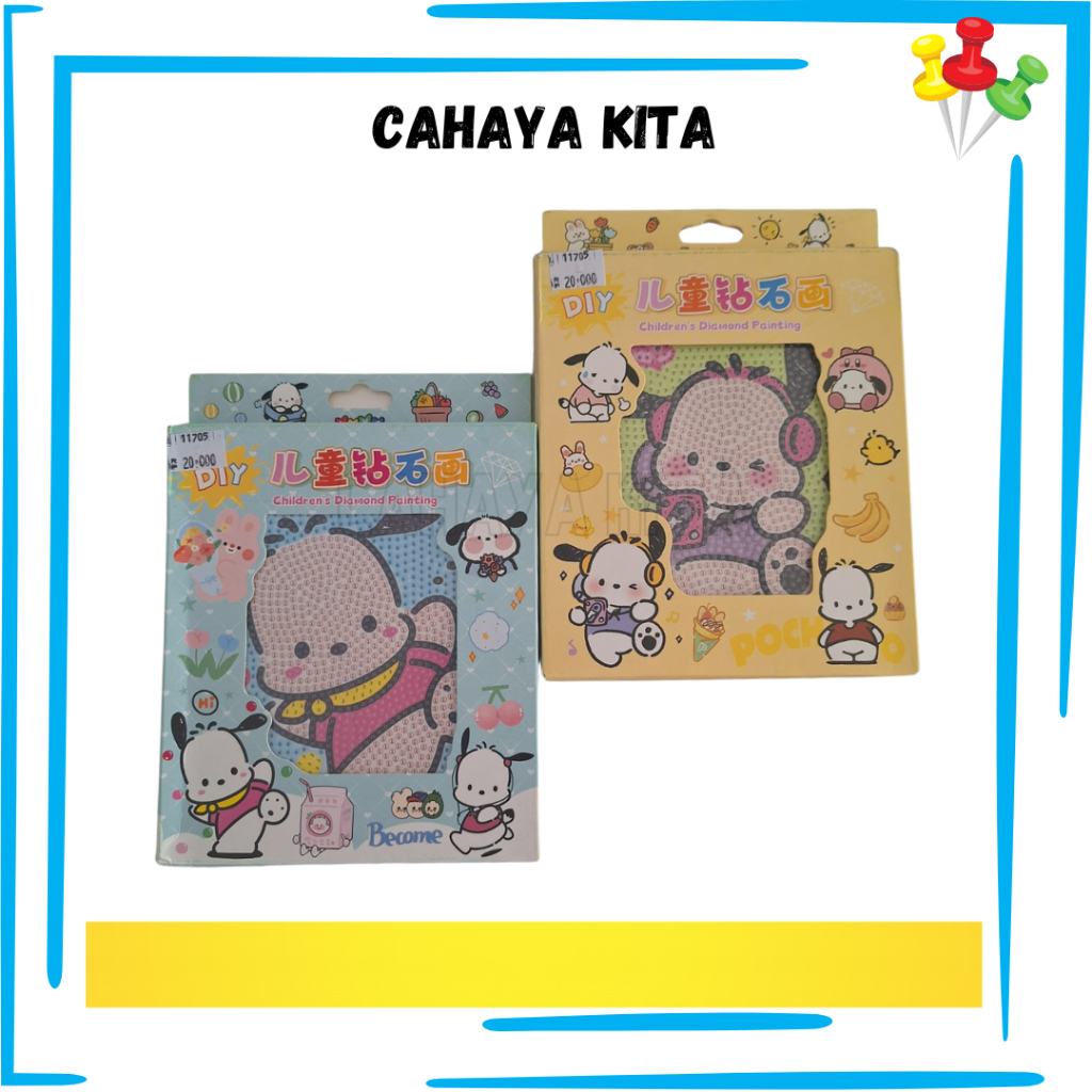 

DIY Stiker Diamond beads sanrio/ children