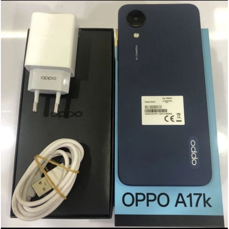 HP OPPO A17K SECOND LIKE NEW