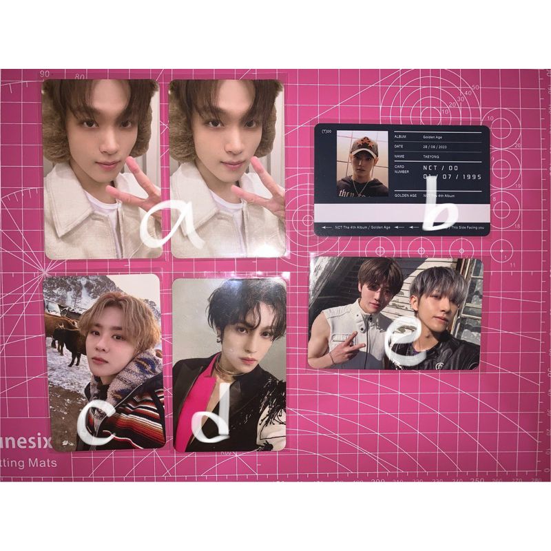 HAECHAN TAEYONG JAEMIN RENJUN KUN YANGYANG NCT NCT DREAM NCT 127 WAYV PHOTOCARD PINK CHRISTMAS ISTJ 