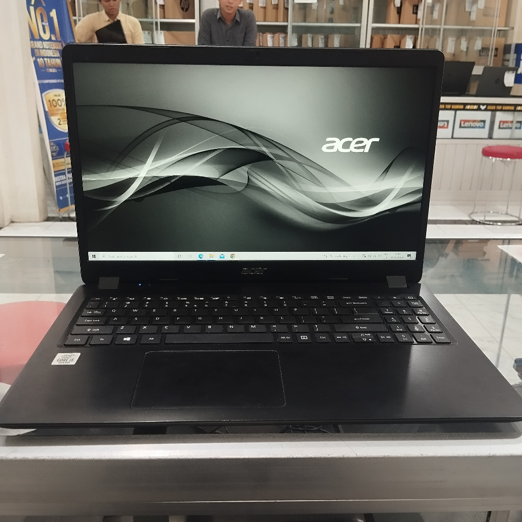 Laptop Acer Extensa 215 Core i5 gen 10 RAM 8GB SSD 128GB Layar 15" Slim Siap Pakai