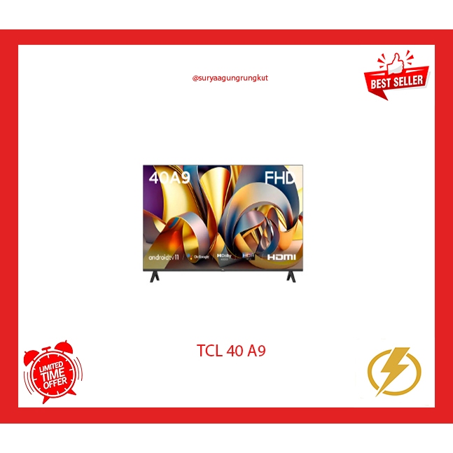 DIGITAL LED TV SMART ANDROID 40 INCH TCL 40 A9