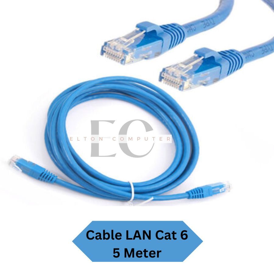 Kabel LAN UTP Cat6 5m / Kabel LAN 5M Cat6 UTP / Cable LAN 5 meter Cat 6 / Kabel LAN Cat 6 5 m / Kabe