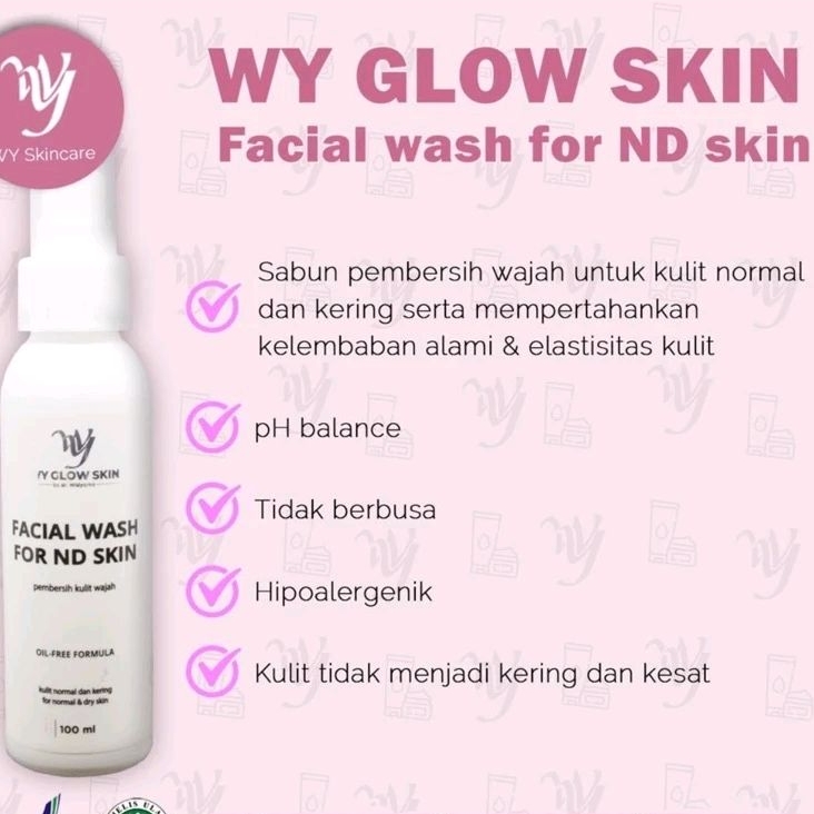 WY GLOW Facial Wash NTD / Hydrating Facial Wash