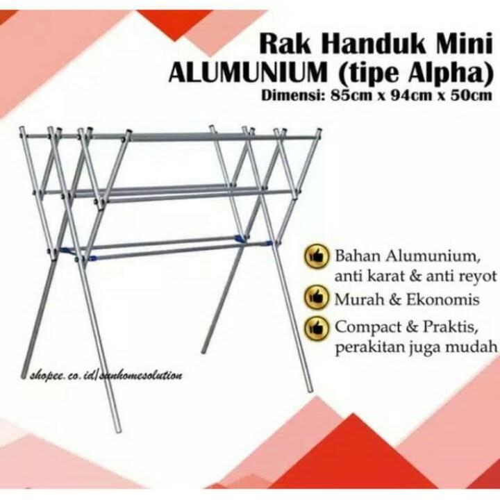 JEMURAN BAJU JEMURAN HANDUK ALUMUNIUM