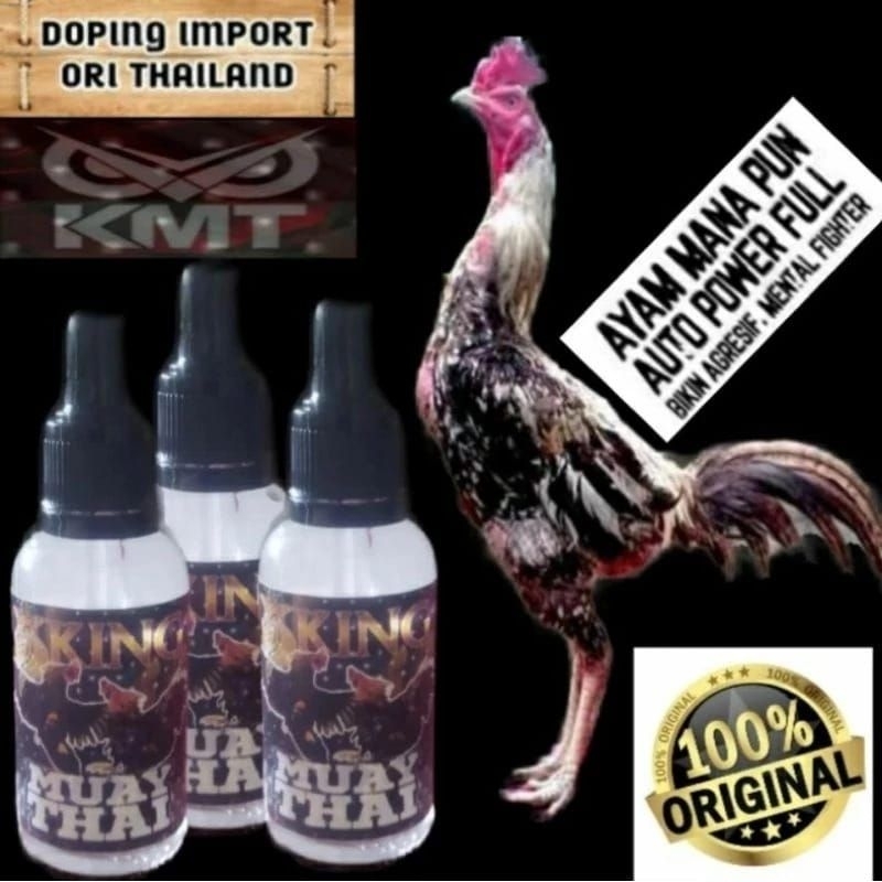 

DOPING AYAM ADUAN KING MUAY THAI IMPORT TERLARIS PARA BOTOH TUA