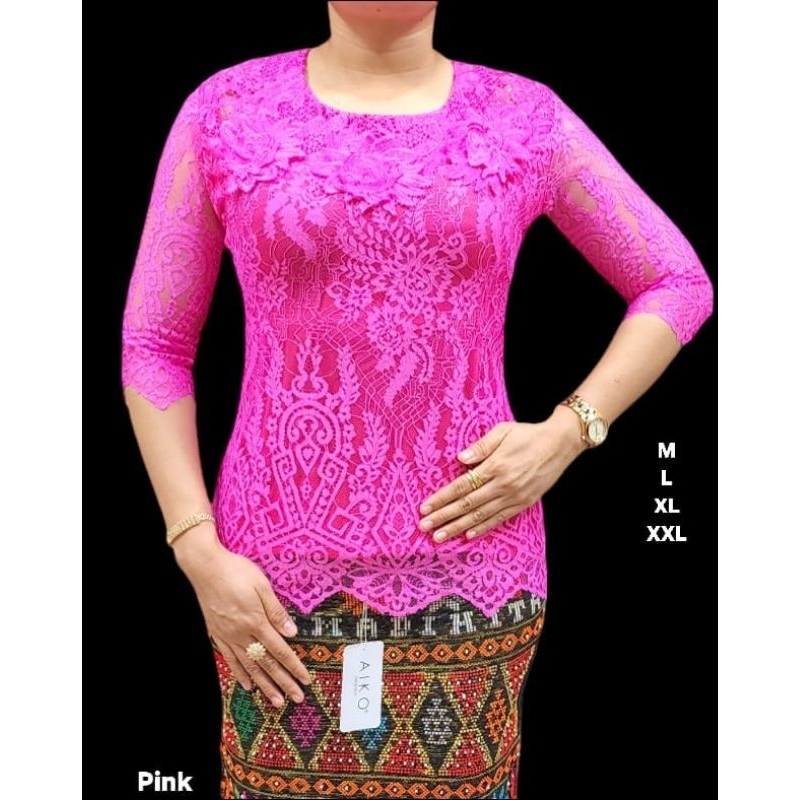 Blus semi prancis 3 mix brokat hoki terbaru edisi jumbo