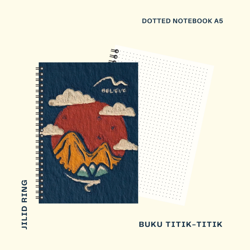 

Buku Tulis Titik - Dotted Notebook A5