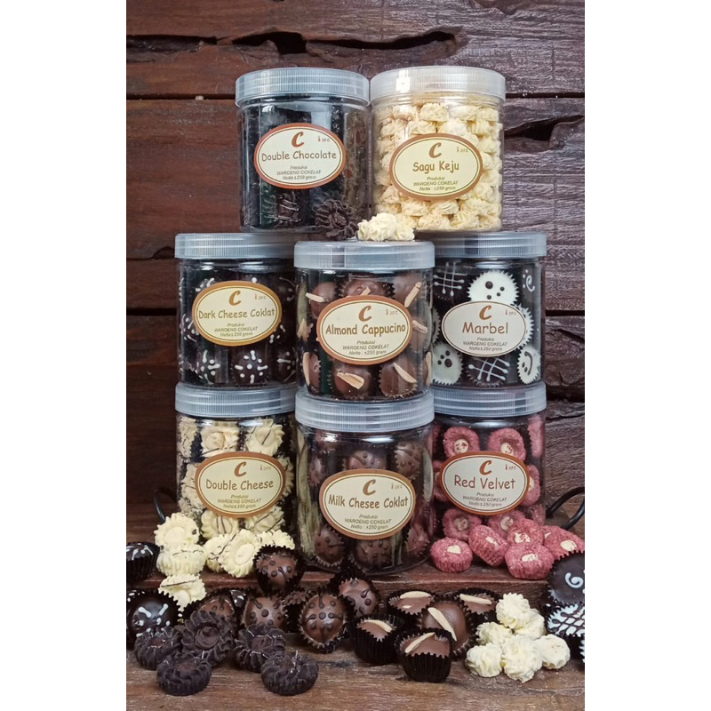 

Waroeng Cokelat Paket Bundling All variant (10 Toples) Gluten Free Sagoo Cookies