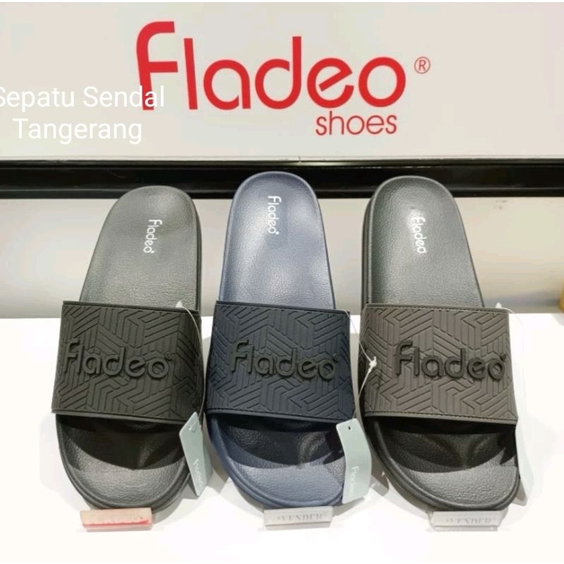Sandal Fladeo MDS 149 /Sandal Slide Fladeo /Sandal pria Karet/sendal pria selop