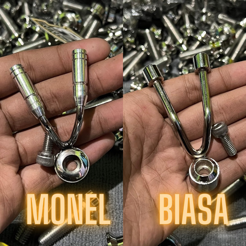 Gantungan Monel Stainless steel (Free baut L)