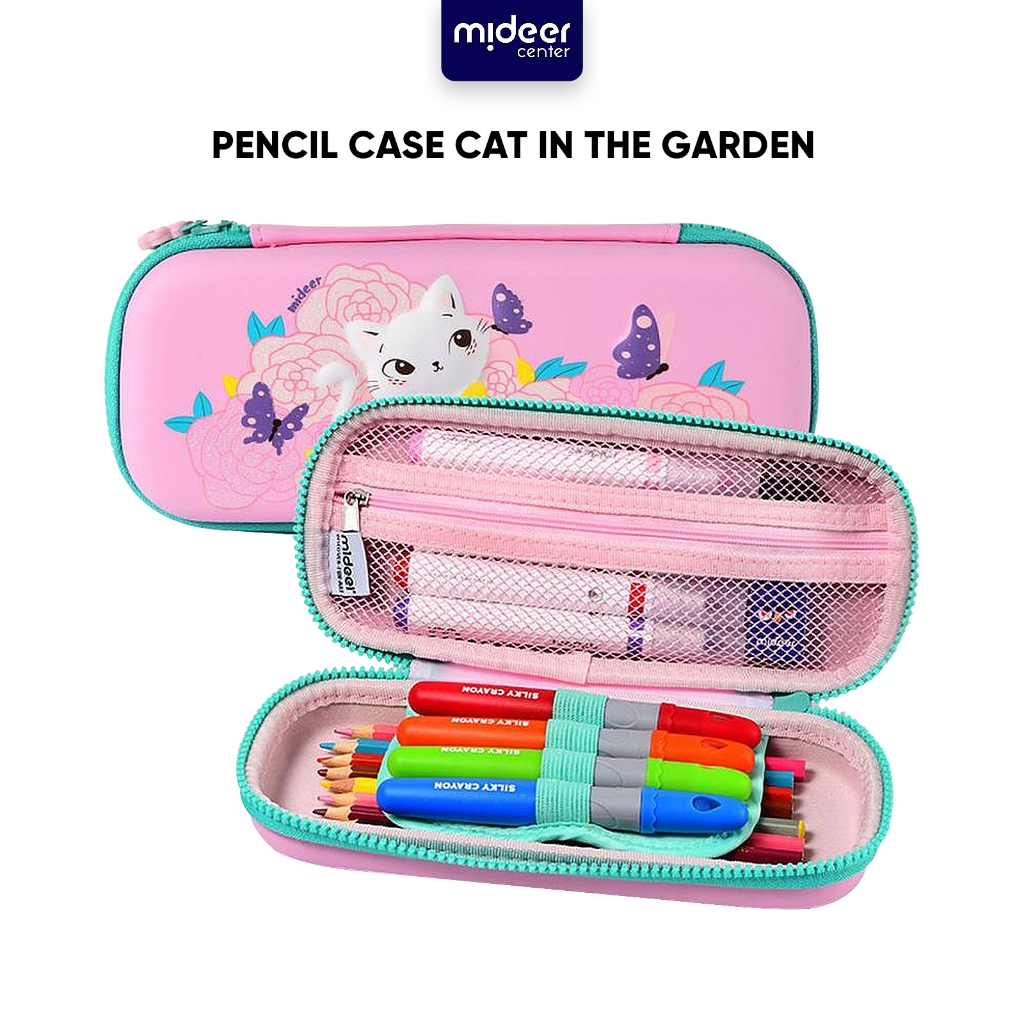 

Mideer Pencil Case Cat In The Garden Pink Small Kotak Pensil Anak Alat Tulis Sekolah Anak 3+ Mideer 3D Pencil Case Box Kotak Pensil Tempat Pinsil Anak Alat Tulis Perlengkapan Sekolah Anak Perempuan