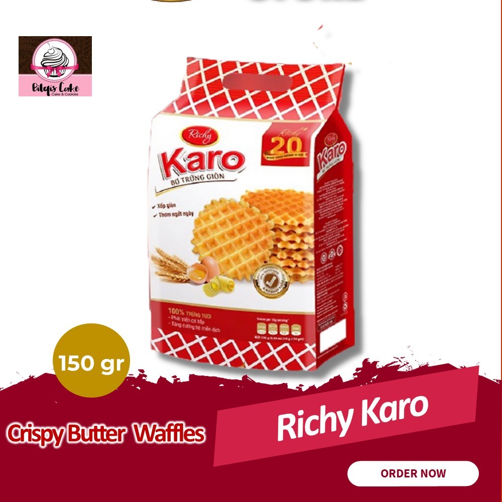 

Richy Karo 150 gram / Crispy Butter Waffles IMPORT