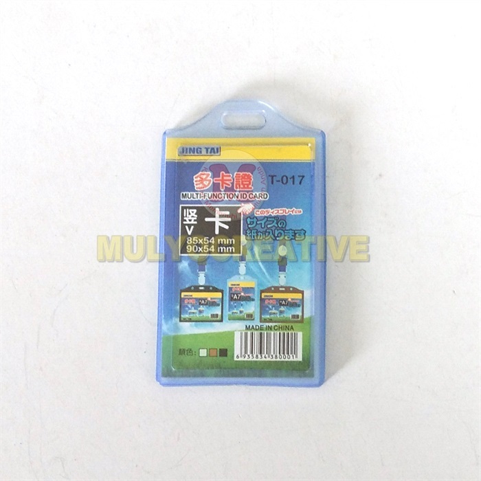 

ID Card Holder Bahan Plastik Warna Putih - Tempat ID Card Putih