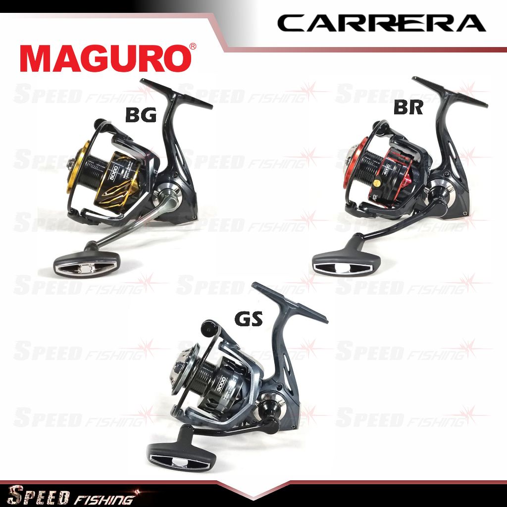 Reel Pancing Maguro Carrera BR | BG | GS Reel Spinning Power Handle