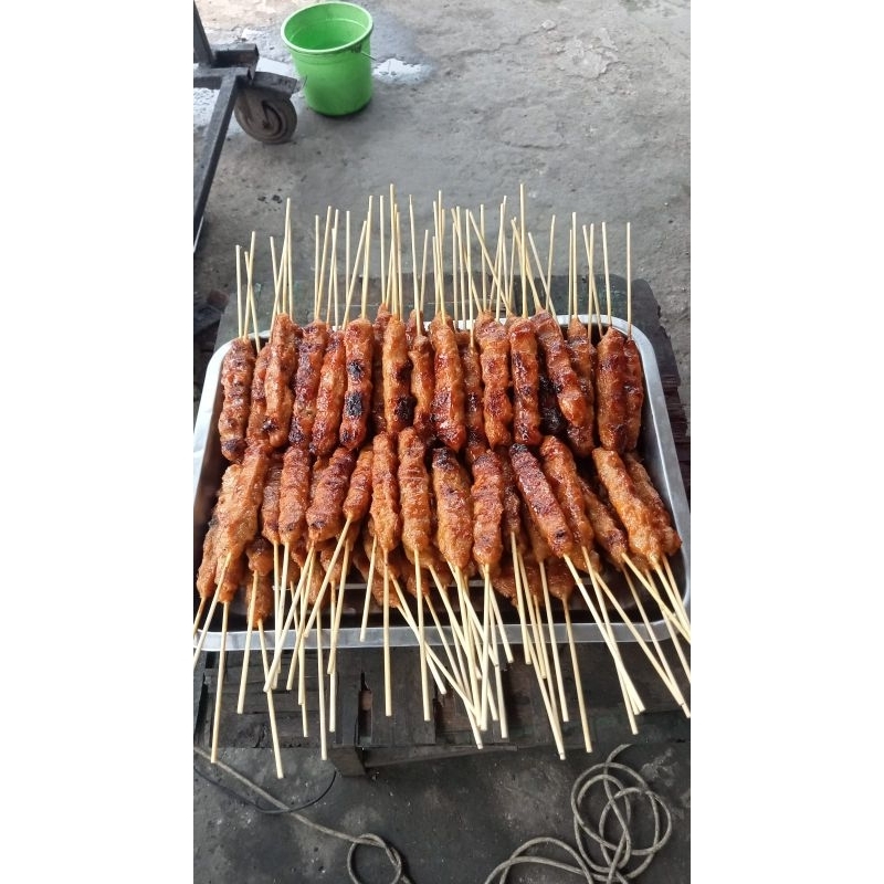 

Sate ayam kepal / lilit