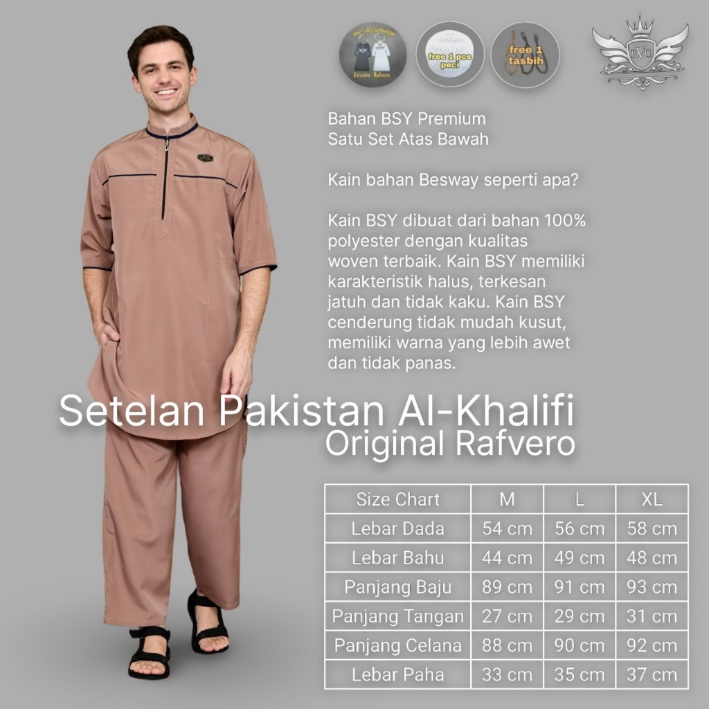 Baju muslim pria - gamis pria dewasa - kurta pakistan laki laki - koko dewasa