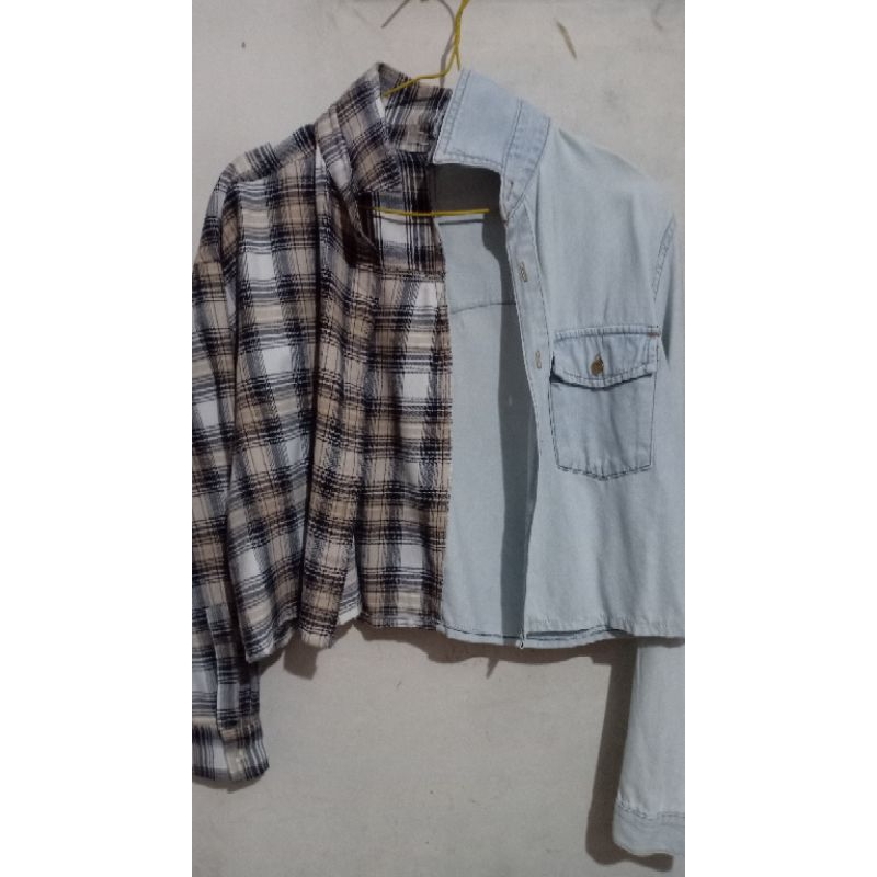 preloved kemeja reworked