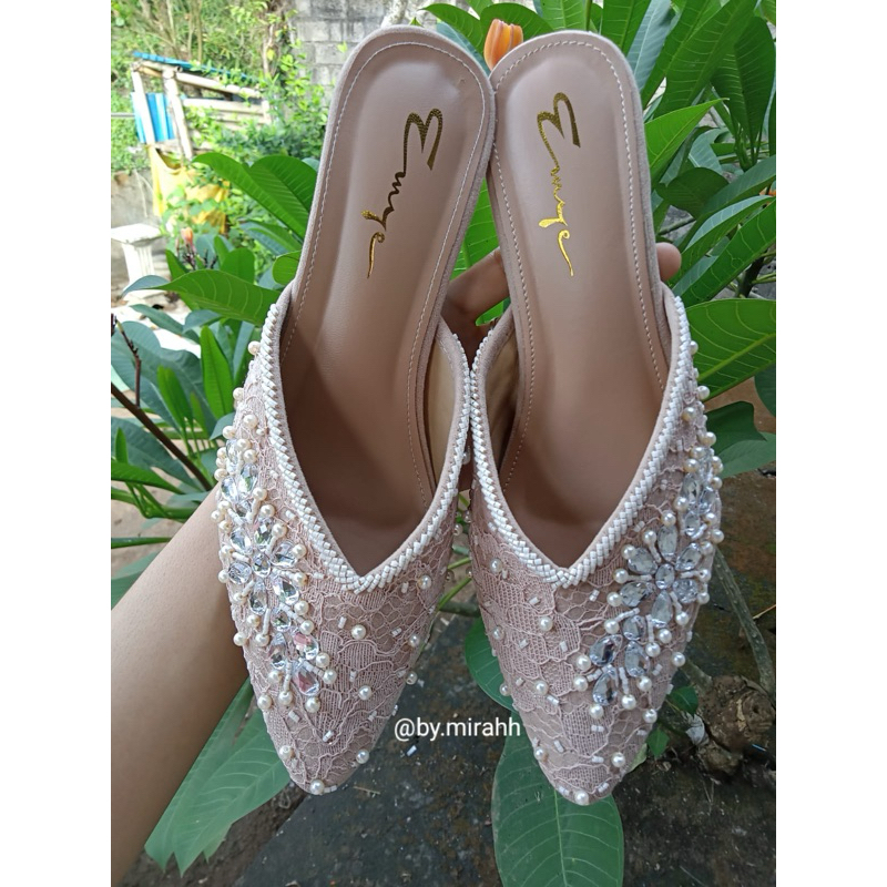 Selop payet / selop brukat /wedding shoes