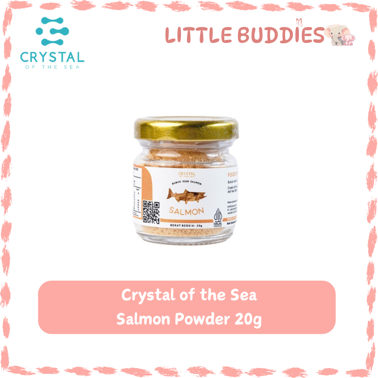 

Crystal of the Sea Salmon Powder 20gr / Bubuk Ikan Salmon - Bumbu Kaldu MPASI NON MSG