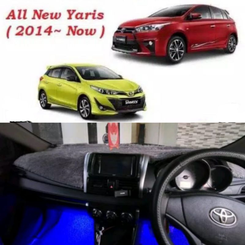 Cover Dashboard Mobil All New Yaris Bulu Rasfur