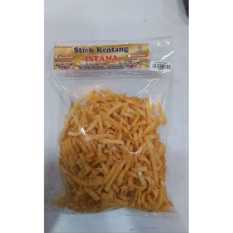 

Stik Kentang Istana Gurih Asin. BEST SELLER