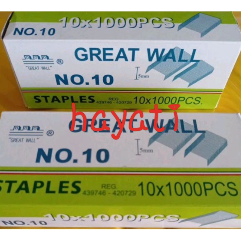 

isi Staples kecil