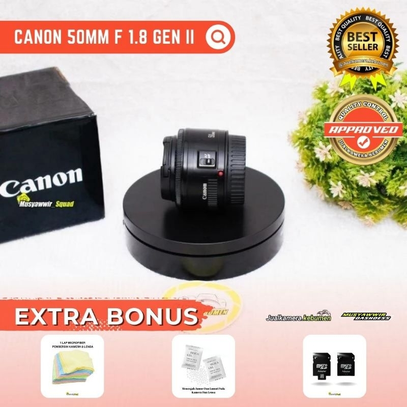 LENSA FIX 50MM CANON MARK II MURAH, BUKAN LENSA FIX YONGNUO, BUKAN LENSA FIX STM