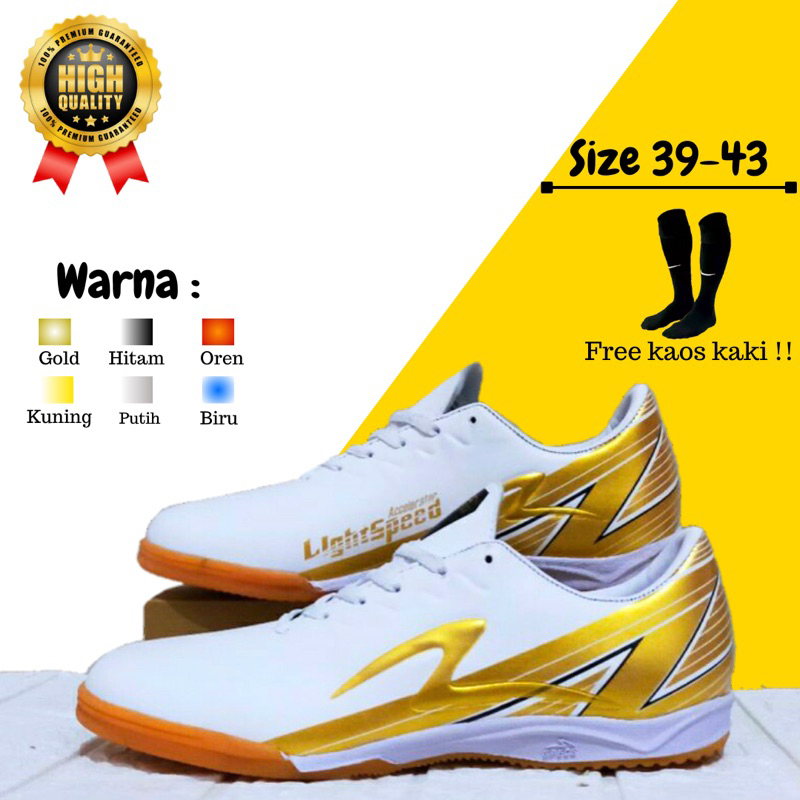 Sepatu Futsal Specs Ewaklok Berbahan Sintetis Grade Original Pria Untuk Olahraga Termurah Terbaru