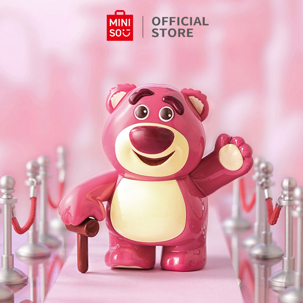 Miniso x Lotso Blind Box Hiasan Mainan Plastik Lucu Action Figurine Disney Koleksi Seri Lotso Collec