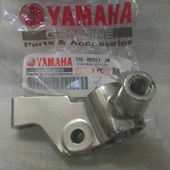 Breket Dudukan Spion KIRI SILVER Yamaha Mio Soul Mio Sporty Karbu ORI YGP 5TL