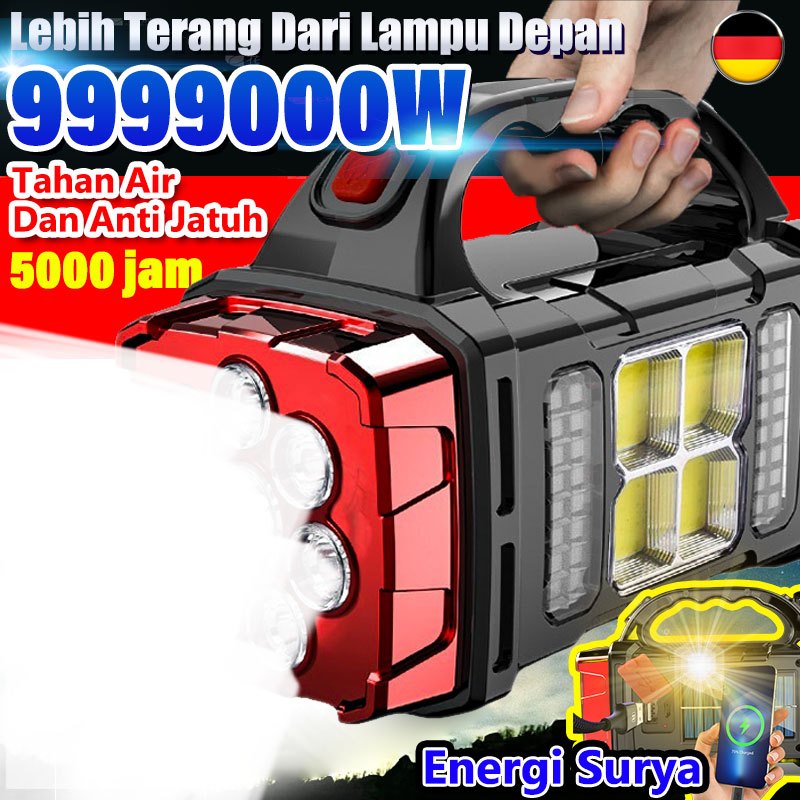 Serbaguna Energi Matahari 100000 Lumens Xhp 50 - Kualitas Cahaya Super Terang senter led super teran