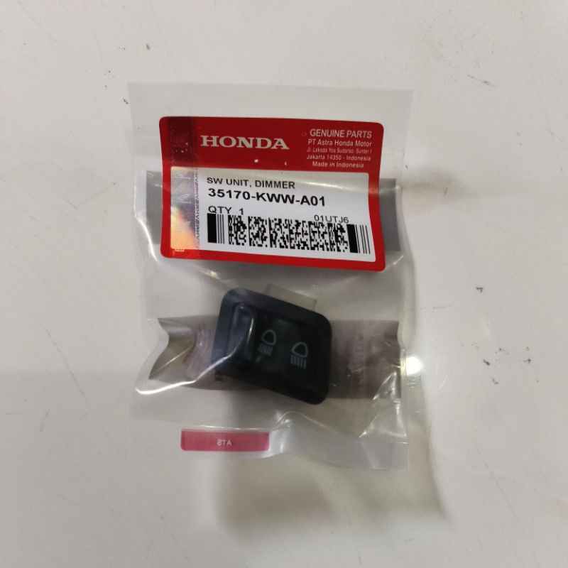 Saklar Lampu Dimmer Honda Revo / Vario / Beat Fi 35170-KWW-A01