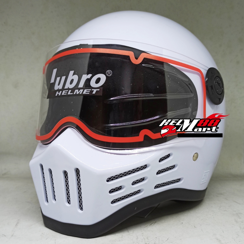 LUBRO Bandit M30 Visor - Helm Cakil Bandit (FREE BUSA PIPI CHEEKPAD)